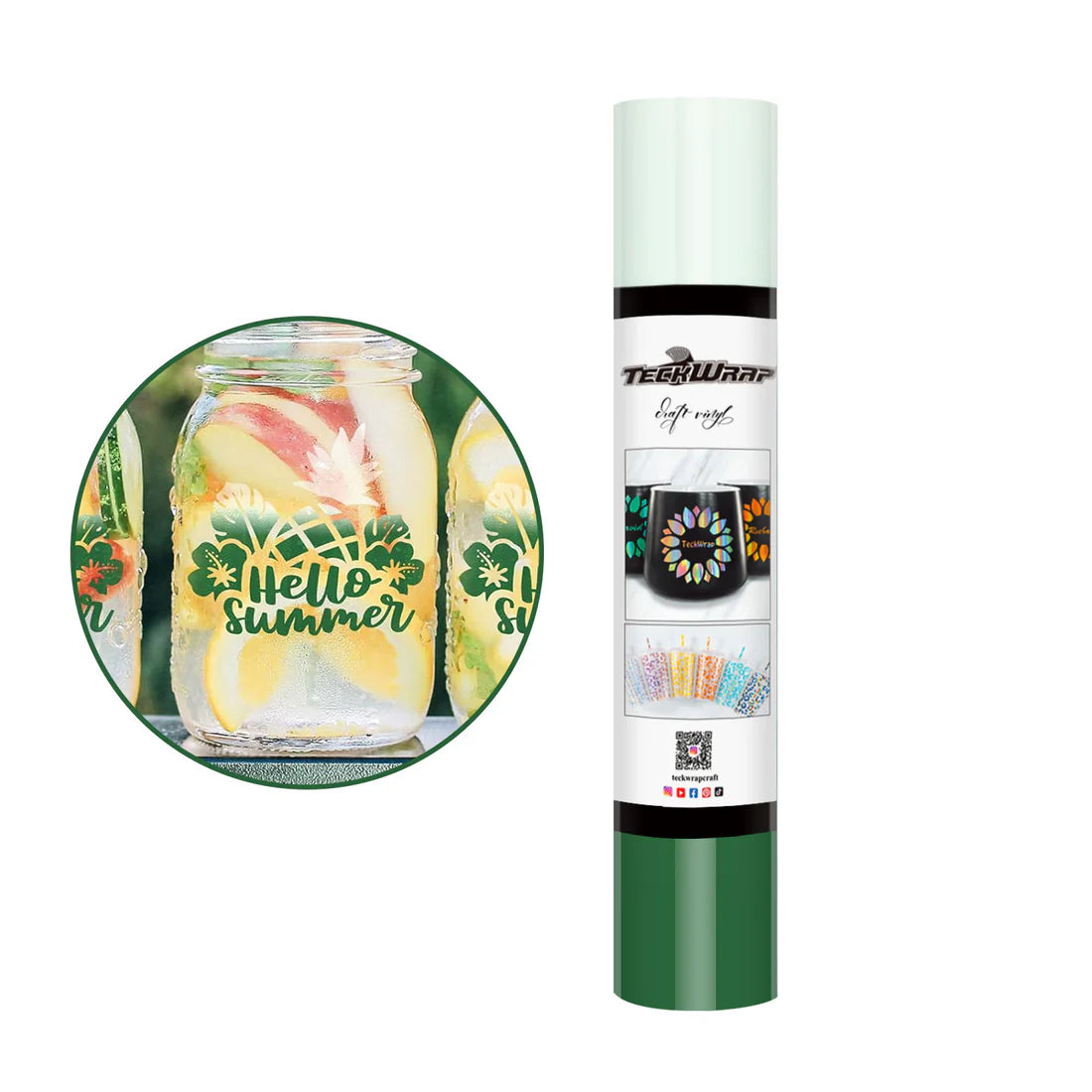 Clear Cold Color Changing Adhesive Craft Vinyl (translucent)