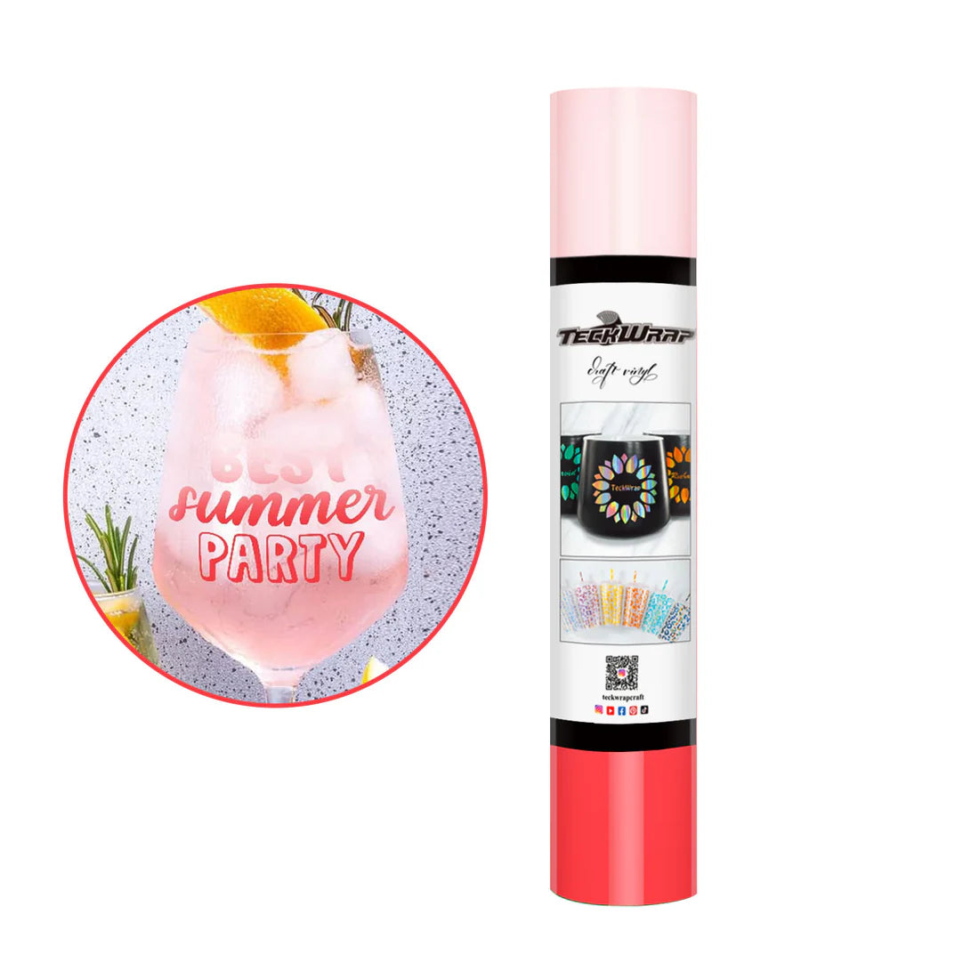 Clear Cold Color Changing Adhesive Craft Vinyl (translucent)